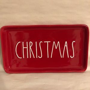 Rae Dunn Christmas tray